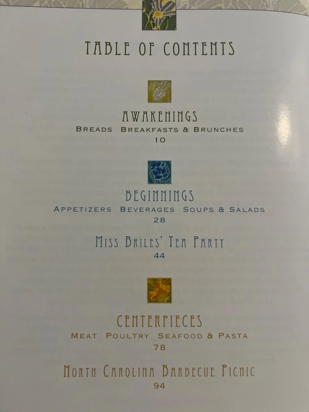 Furniture City Feasts Restored Recipes
